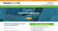 Desktop Screenshot of explicitdesigner.com