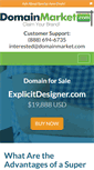 Mobile Screenshot of explicitdesigner.com